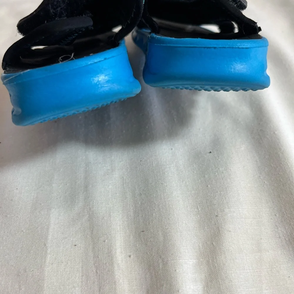 Skechers SKX Black and Blue Kids Sandals